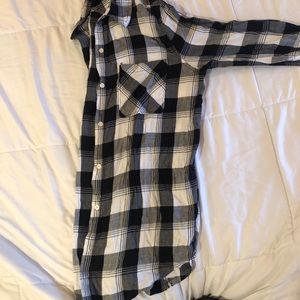 Black and white flannel